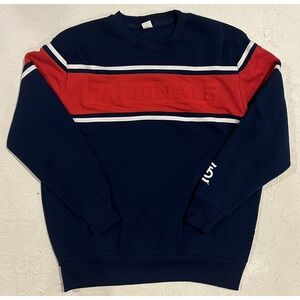 St Louis Cardinals‎ Crewneck Sweatshirt Mens Large Pullover MLB SGA Red Navy